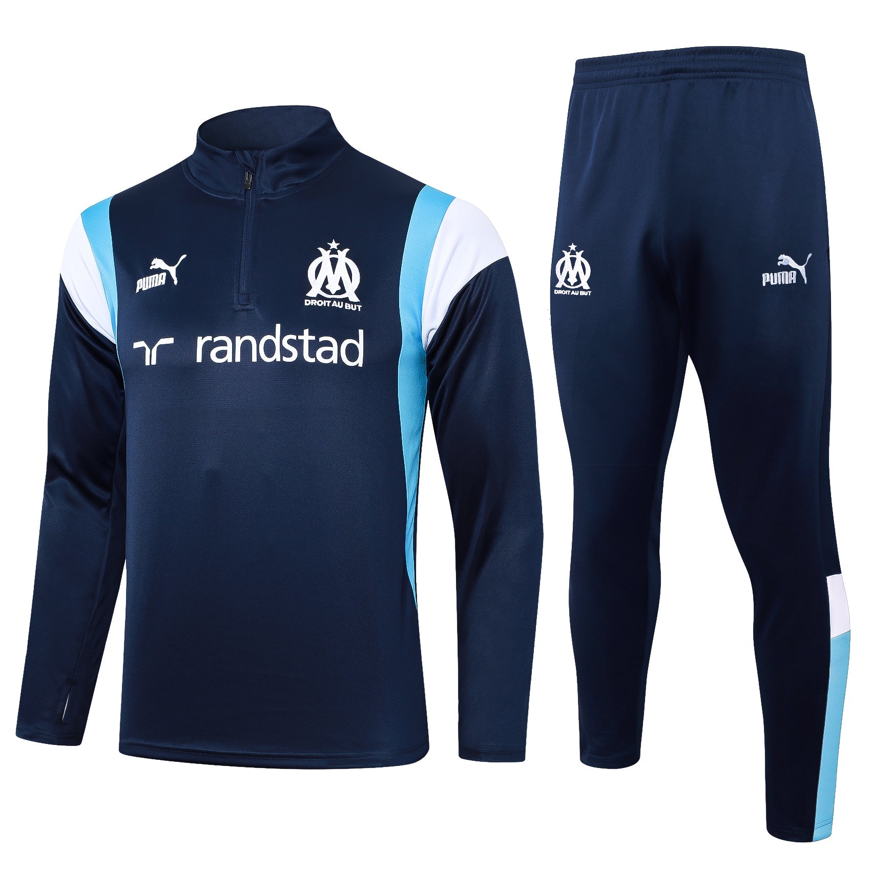 Marseille 23 24 Sapphire Blue Tracksuit Fandomkits