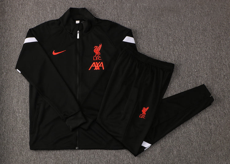 Liverpool 20-21 | Black Tracksuit - FandomKits FandomKits