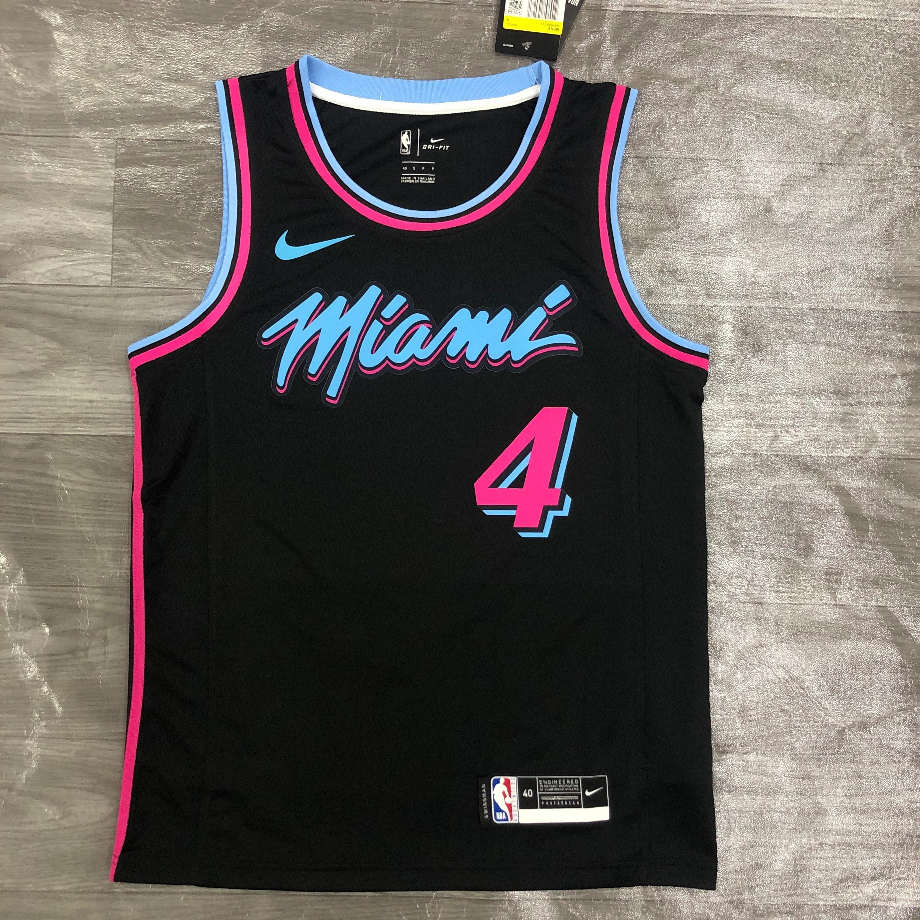 Miami Heat 20-21 Crew Neck Black | - FandomKits FandomKits