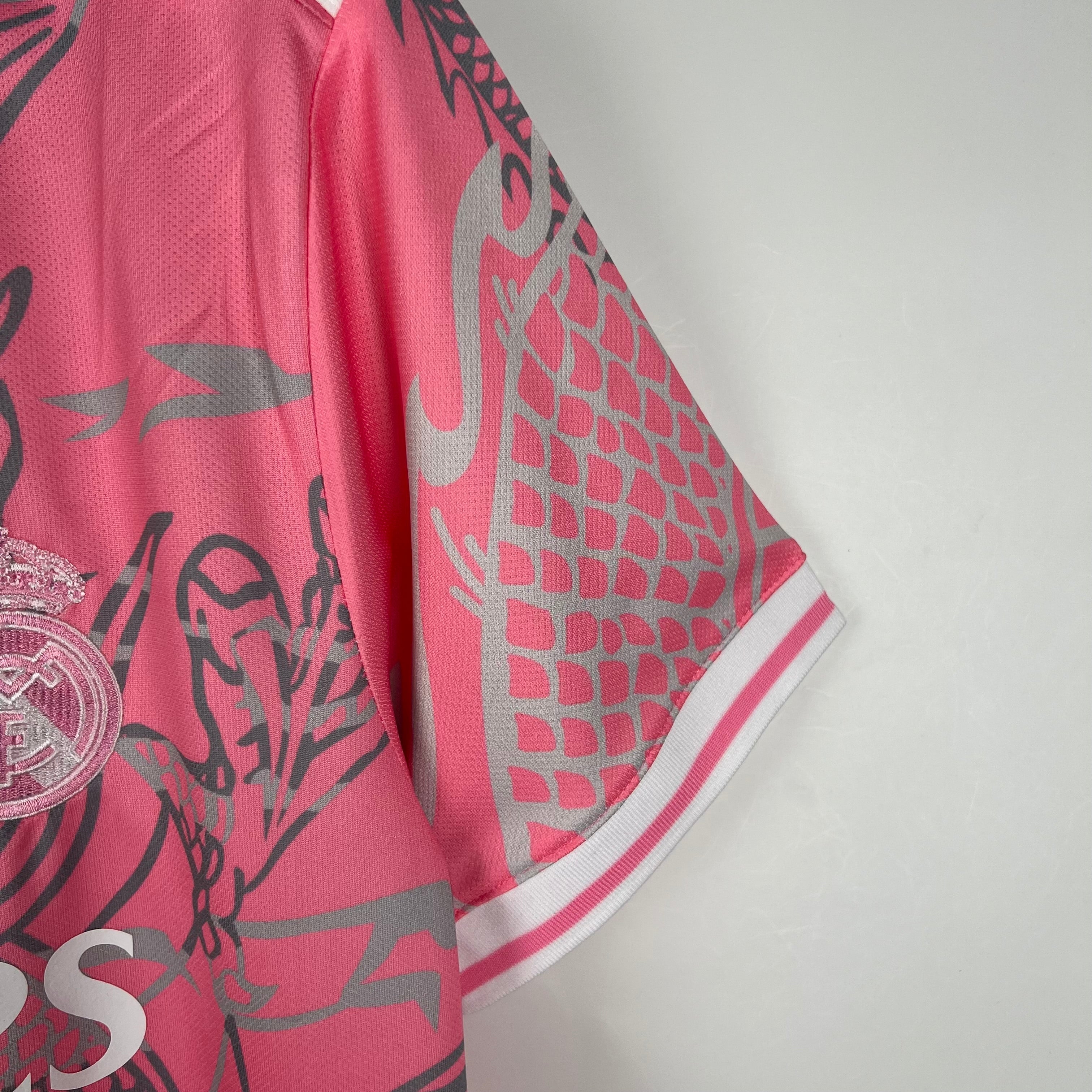 23-24 Real Madrid Dragon Pink Jersey - Kitsociety